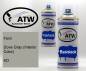 Preview: Ford, Dove Gray (Interior Color), KD: 400ml Sprühdose + 400ml Klarlack - Set, von ATW Autoteile West.